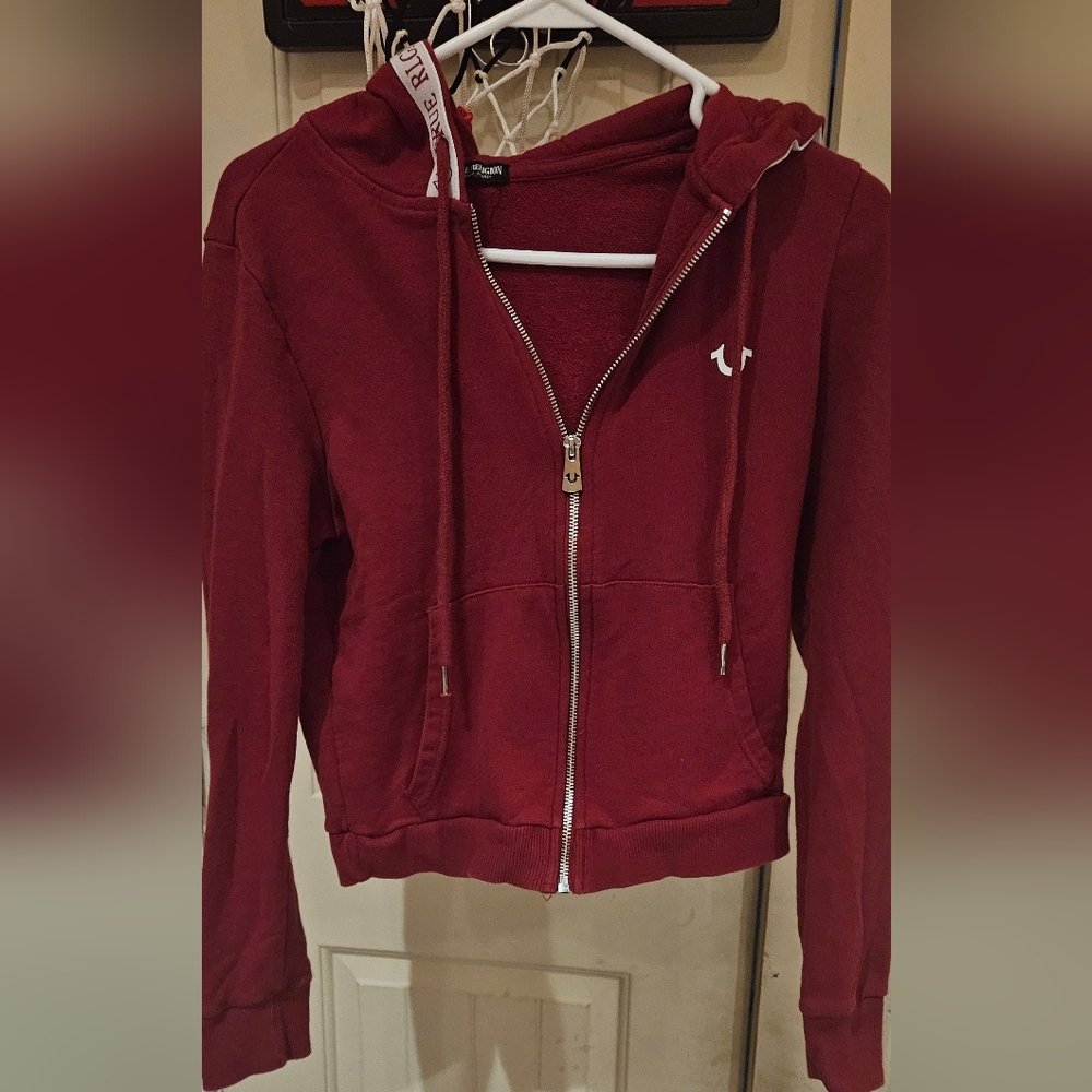 True Religion Burgundy Women's Sweater